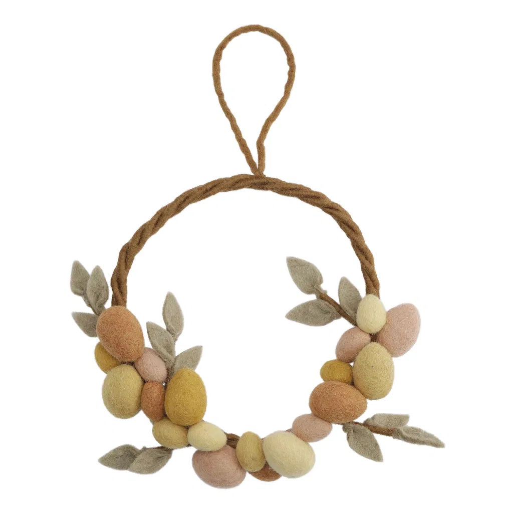 Easter Wreath - Yellow Eggs