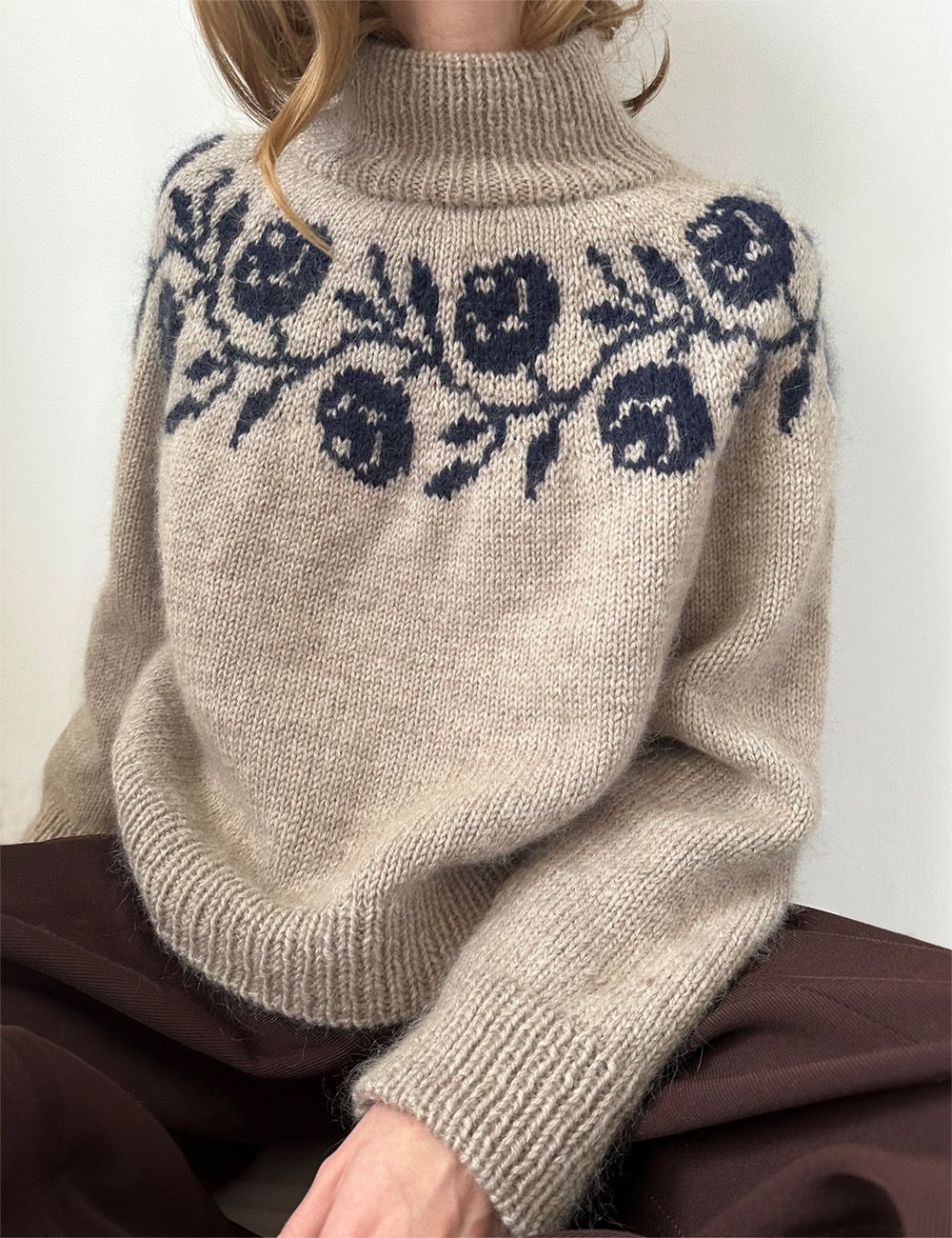 Le Knit Rosie Yoke Sweater Le Knit Rosie Yoke Sweater