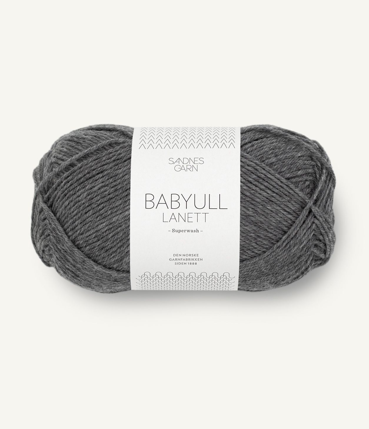 Babyull Lanett 1053 Mørk Gråmelert