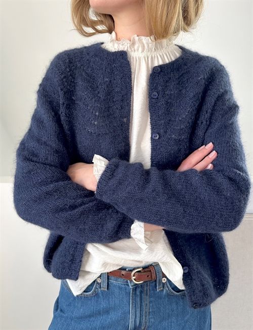 Le Knit Peacock Cardigan Fine Le Knit Peacock Cardigan Fine