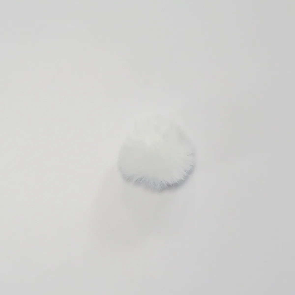 Pompon akryl 50 mm hvit