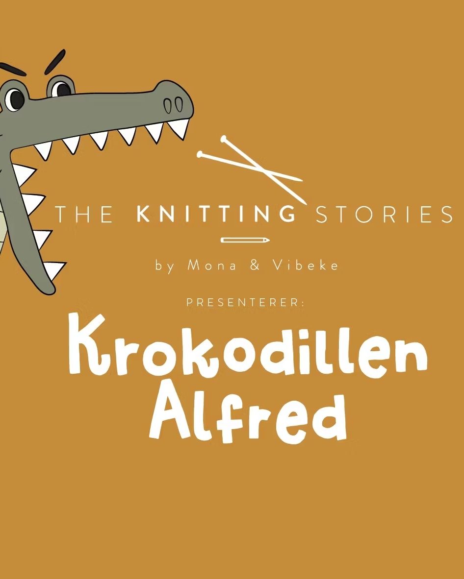 Krokodillen Alfred - Broderioppskrift