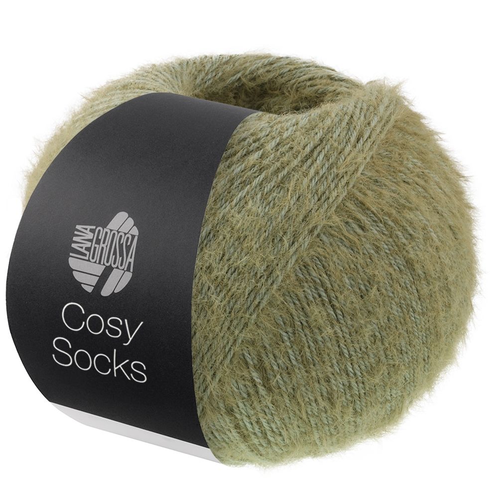 Cosy Socks Oliven 0012