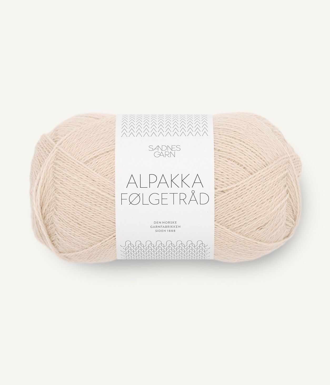 Alpakka Følgetråd 2321 Marsipan